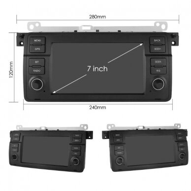 BMW E46 Android Multimedija 7" 6