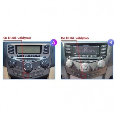 Honda Accord Android Multimedija (be DUAL klimato valdymo) 2003-2008 10