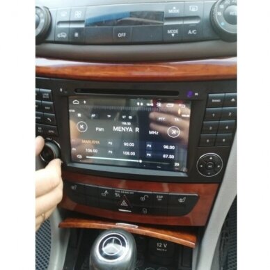 Mercedes-Benz E/CLS/CLK/G-klasė (w211/w209/w219/w463) Android 11 Multimedija (4 GB RAM) 5